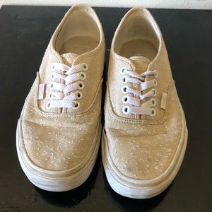 Tan heathered vans